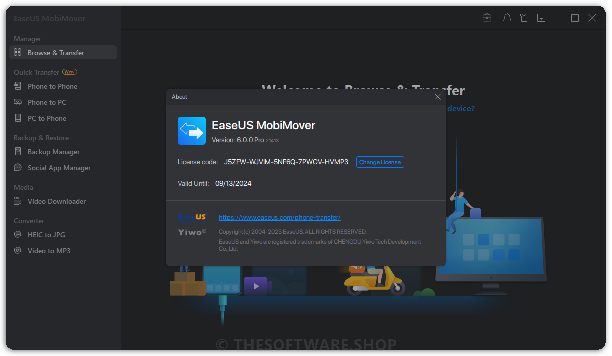 EaseUS Mobimover Pro Key is valid